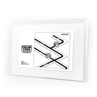 Ozobot Farbcode-Magnet-Basis-Set: Interaktives Codierungs-Lernwerkzeug für Kinder ab 5 Jahren, verbessert Logik und Problemlösungsfähigkeiten, Klassenzimmerunterricht, 36 Fliesen, Evo erforderlich