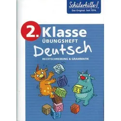 Rechtschreibung & Grammatik - Übungsheft Deutsch - 2. Klasse - Schülerhilfe