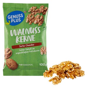 GENUSS PLUS WALNUSSKERNE 100,0 g