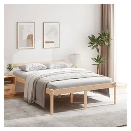 vidaXL Seniorenbett 120 x 200 cm Braun