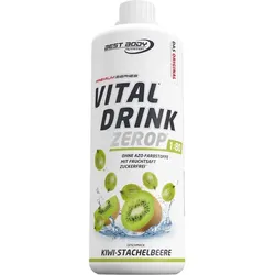 Vital Drink Zerop - Kiwi Stachelbeere - 1000 ml Flasche 1000 mL