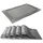 Intirilife Platzset Grau Kunststoff, 30x0.16x45 cm Wohntextilien, Tischwäsche, Tischsets