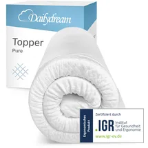 DAILYDREAM Matratzen Topper 140 x 200 cm weiß