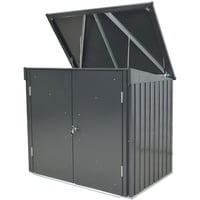 Tepro Universalbox Store Midi, anthrazit, Maße: 157,5 x 105 x 134 cm