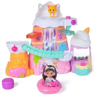 Spin Master Gabby’s Dollhouse: Der Film – Zuckerguss-Gebirge Spielset, 12-teiliges Spielset mit Gabby Figur, Leopold & Puppenhaus-Zubehör, für Kinder ab 3 Jahren