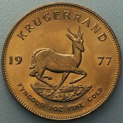 Goldmünze 1oz Krügerrand 1977 (Südafrika)