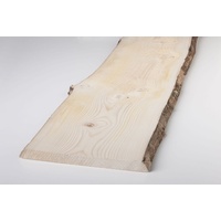 Weitere Massivholzbrett Weißtanne mit Baumkante 200 x 24 - 30 cm, 28 mm