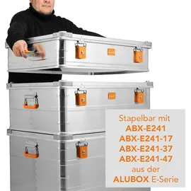 AluBox Aufbewahrungsbox 114 Liter silber 30 cm