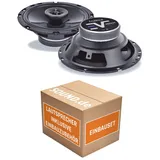 JUST SOUND best choice for caraudio E-Klasse W210 Heck Ablage - Lautsprecher Boxen Axton AE652F | 16,5cm 2-Wege 160mm Koax Auto Einbauzubehör - Einbauset passend für Mercedes E-Klas...