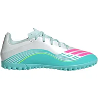 adidas F50 Messi Club TF Herren Cloud White/Lucid Pink/Flash Aqua 39