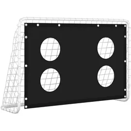 vidaXL Fußballtor Schwarz 184 x 122 x 61 cm 93376
