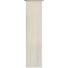 Wirth Schiebegardine WIRTH "Sunday" Gr. 1, beige, B:60cm H:145cm, Jacquard, Baumwolle, Polyester, Gardinen, Mit Zubehör