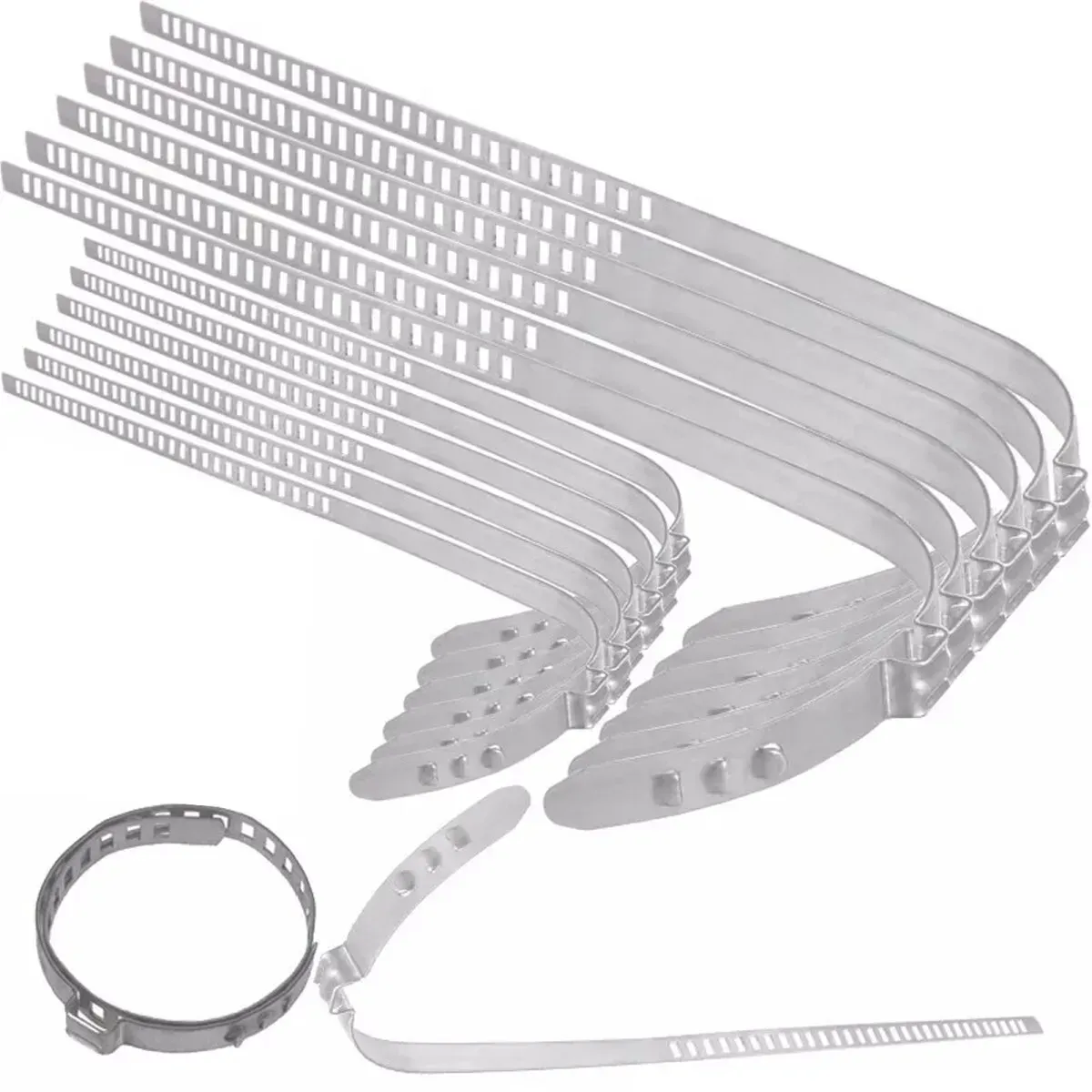 TECPO Achsmanschetten Schellen 7 mm, 6x lang 6x kurz