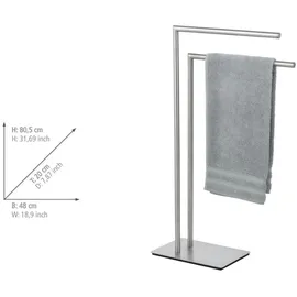 Wenko Recco Handtuchständer Edelstahl Silber