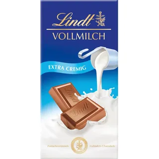 Lindt Schokolade | Vollmilch Tafel | 100g | Vollmilch-Schokolade | Schokoladen-Tafel (Packung mit 5)