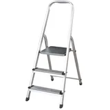 Lex Alu Stufenstehleiter Haushaltsleiter Klappleiter Trittleiter 3 stufig klappbar