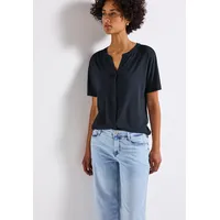STREET ONE T-Shirt im Tunika-Look Gr. 42, deepwater blue,