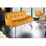 Riess-Ambiente Sitzbank EUPHORIA Senfgelb 160 x 40 x 48 cm