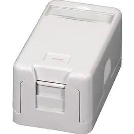 EFB-Elektronik Keystone Verteilerbox Aufputz, 1-Port Staubschutz selbstschließend