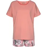 VIVANCE Dreams Shorty Pyjama-Shorts coral-apricot 36/38