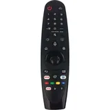 azurano Fernbedienung Magic Remote AN-MR20GA, AKB75855501 für 2020 LG Smart TV mit Sprachsteuerung, Mausfunktion, Direktasten für Netflix, Amazon & Rakuten-TV (Movies)