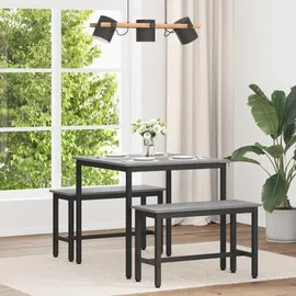 vidaXL Esstisch 80 x 80 x 75 cm grau