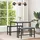 vidaXL Esstisch 80 x 80 x 75 cm grau