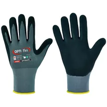 ReinigungsBerater OPTIMATE OPTI Flex 0680 Arbeitshandschuhe | Nitrilschaum/PU | Kat. II, Größe8 M