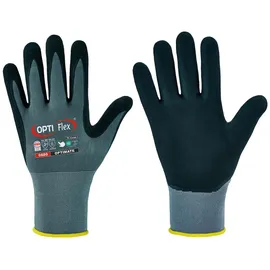 ReinigungsBerater OPTIMATE OPTI Flex 0680 Arbeitshandschuhe | Nitrilschaum/PU | Kat. II, Größe8 M