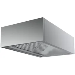 Combisteel Kastenhaube Induktion mit 5 Filter Beleuchtung  3000x1300x550mm