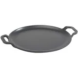 VICTORIA Grillplatte Ø 25 cm Gusseisen schwarz