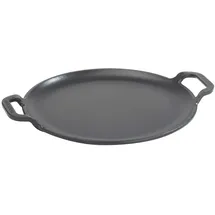 VICTORIA Grillplatte Ø 25 cm Gusseisen schwarz