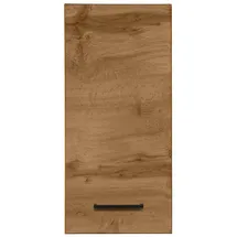 WELLTIME Hängeschrank Trento, verschiedene Ausführungen und Farben Badmöbel, Breite 30 cm, 1 Tür, 2 Einlegeböden, Made in Germany braun