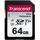 Transcend TS64GSDC340S SDXC-Karte 64 GB A1 Application Performance Class, v30 Video Speed Class, UHS-Class 3 stoßsicher, Wasserdicht