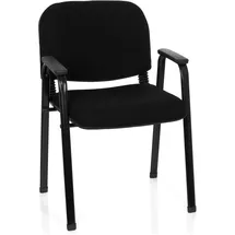 HJH Office Besucherstuhl XT 650 Stoff schwarz