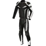 BÜSE Mille 2-Teiler Lederkombi schwarz-weiss, Größe 46