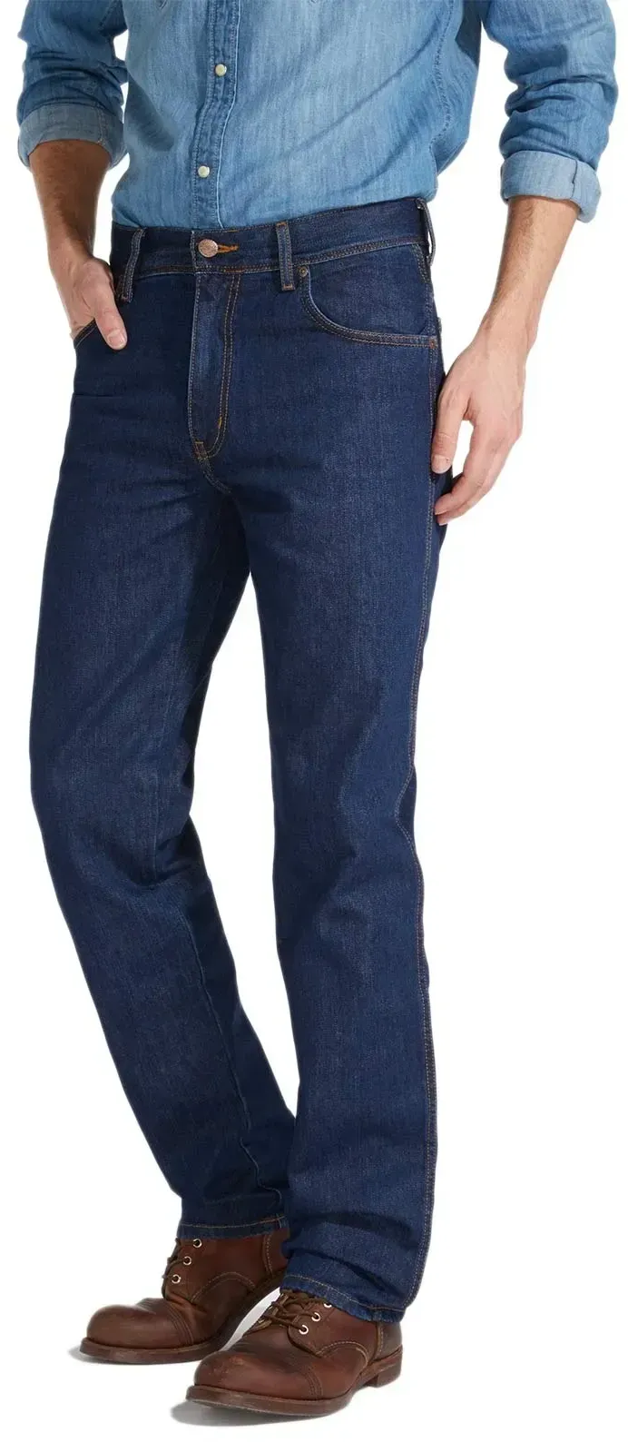 Wrangler Texas Jeans Regular Fit in Darkstone-W30 / L32