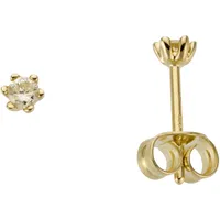 Firetti Paar Ohrstecker »Schmuck Geschenk Gold 750 Ohrschmuck Solitär«, mit Brillant - Krappenfassung 34703460-0 gelbgoldfarben 0,15 ct P2 = erkennbare Einschlüsse,