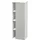 Duravit DuraStyle DS1239R0718 Hochschrank 50 x 36 x 140 cm Betongrau/Weiß Matt Holz, Spanplatte