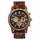 HOLZKERN Herrenuhr Chronograph Blätterdach Zebrano/Marmor