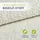 Juskys Polsterbett Catania 180 x 200 cm Creme