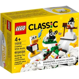 LEGO Classic Kreativ-Bauset mit weißen Steinen 11012