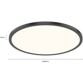 Brilliant Tuco LED Panel in schwarz Weiß