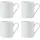 Mikasa Becher-Set 0,38 l Weiß 4 St.