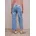 STREET ONE STUDIO Damen Gr 27 Länge 28 blau light blau Jeans 63 Baumwolle 25 Polyester 10 Viskose 2 Elasthan unifarben knöchelfrei Jeans