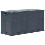 vidaXL Garten-Aufbewahrungsbox 320 L Schwarz