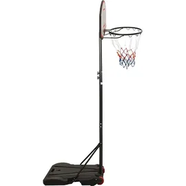 vidaXL Basketballständer Schwarz 216-250 cm