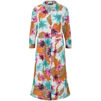 GOLDNER Blusenkleid Leo-Blumen-Muster Bunt 19