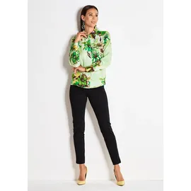 Madeleine Hemdbluse Elegante Bluse mit Hemdkragen grün 36