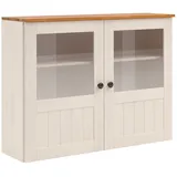 Home Affaire Hängeschrank »Alby2«, Mit Metallgriffen und Glastüren, Breite 100 cm, gelb